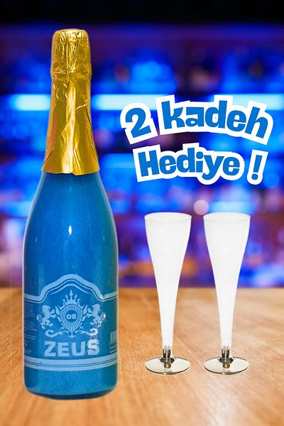 OS ZEUS Bride to Be Drink - Glittery Non-Alcoholic Champagne*