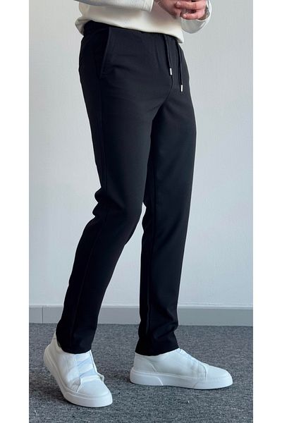 BASEL.CO Stretchy Comfortable Elastic Waist Jogger Pants