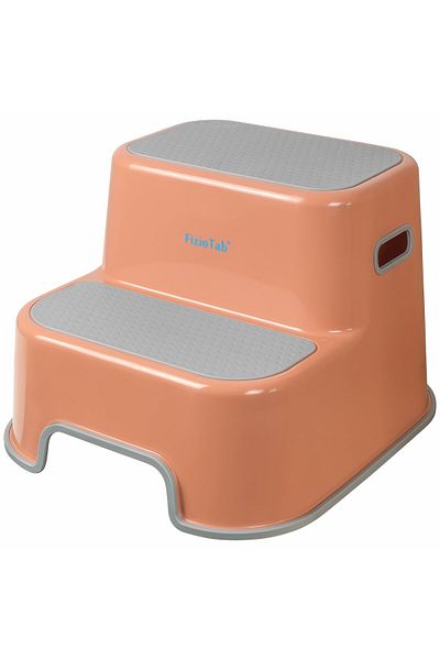 FizioTab Scaunel Copii Inaltator WC in Doua Trepte FizioTab®, Suprafata Antialunecare, Maro