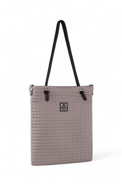 Bilik Deri Scuba Gray Women's Shoulder Bag Barbie