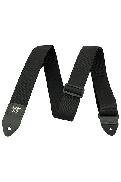 Ernie Ball P04037 Black Polypro Guitar Strap