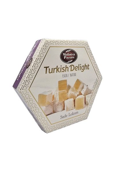 Malatya Pazarı Traditional Turkish Delight – Vegan, Made in Türkiye, 250g - Classic