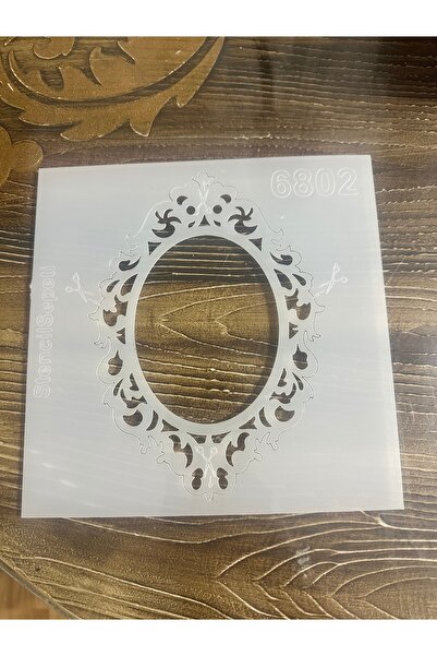 Atölyeizgi Stencıl şablon çerçeve 20x20