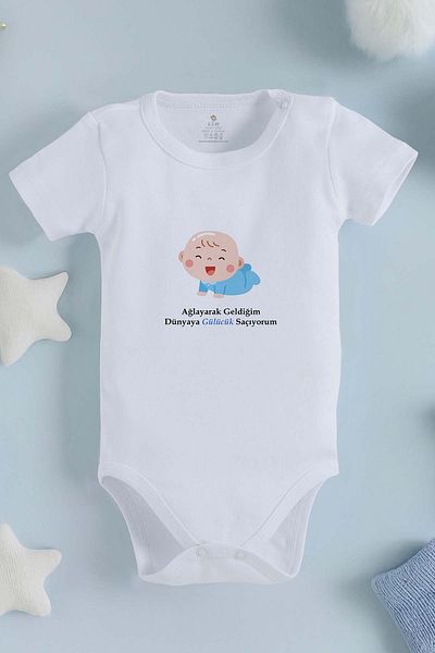 bebek perisi Organic 100% Cotton Baby Body