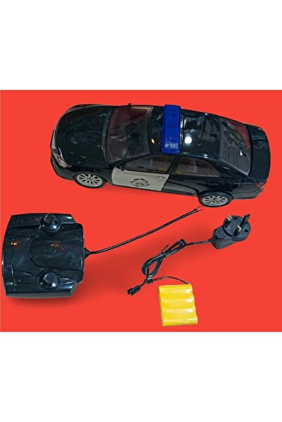 QX لعبة سيارة شرطة ريموت حجم 43×14.5×16 سم