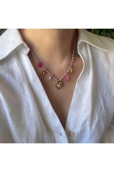 Venus Design Çelik Murano Charm Kolye