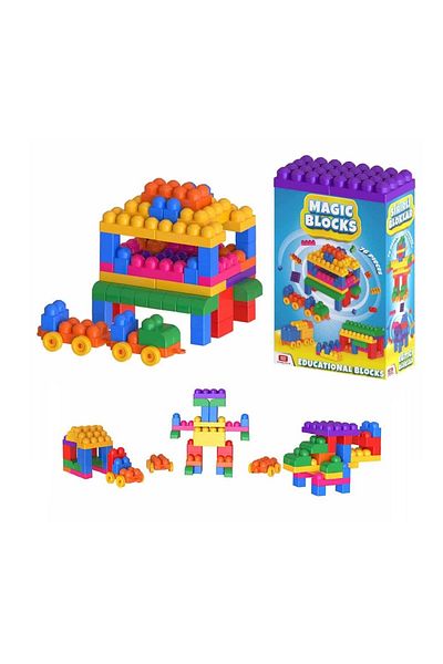 ByCaretta Magic Blocks Magic Educational Blocks 76 Pieces