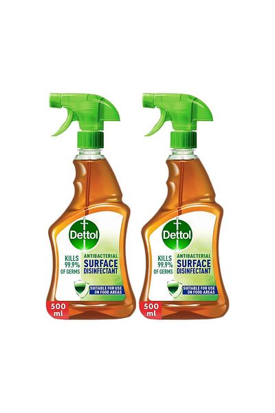 Dettol Dettol Surface Disinfectant Liquid, Original, Antibacterial, Pack of 2
