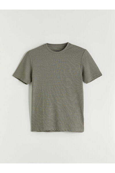 LC Waikiki Quality Parts from Celebi Store |   Crew Neck Short Sleeve Men's Textured T-Shirt