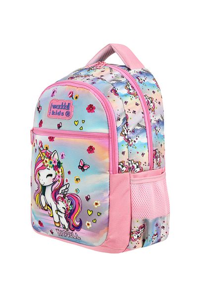 Niss Store Set de trei rucsac pentru școală primară, cutie de prânz și suport pentru stilou cu tematică unicorn