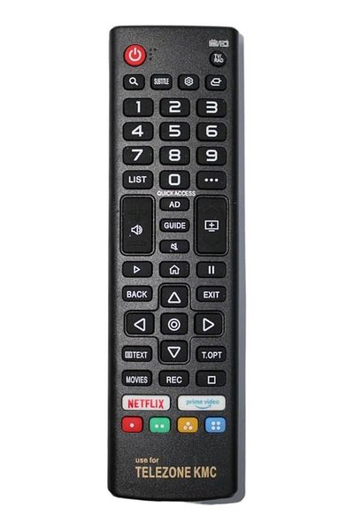 The Bros TV Remote Control for Telezone Kmc LCD LED TV