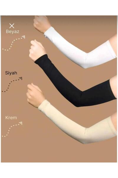 İmpavido Impavido 3 Pairs Multi-Purpose Sandy Lycra Combed Cotton Sleeves