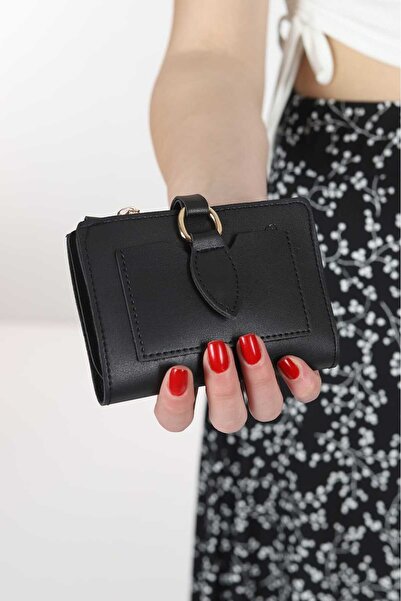 Efe Tokalı Yumuşak Deri Bozuk Para Bölmeli Kartlık Ve Cüzdan 14x9 Cm