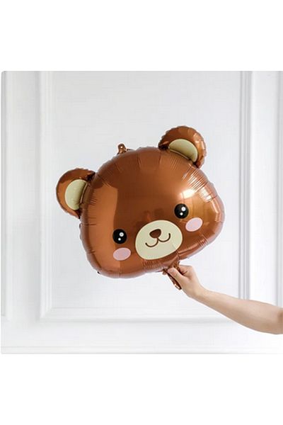 parti pera Balon din folie cu stea retro Balon din folie cu cap de urs Set baloane pentru ziua de nastere PP