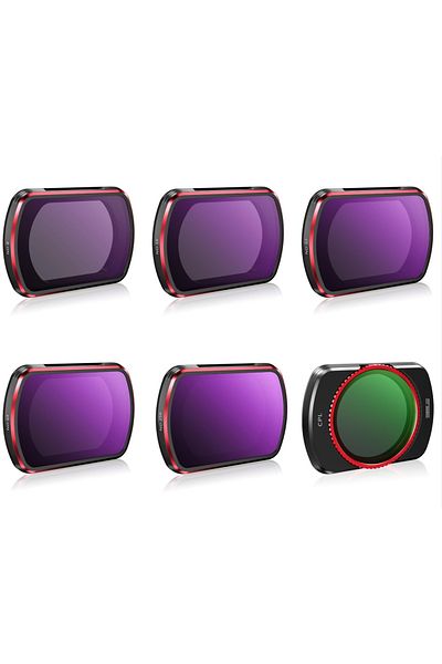 Startrc Professional 6-Filter Set, STARTRC, Compatible with DJI Osmo Pocket 3, CPL, UV, ND8, ND16, ND32, ND64