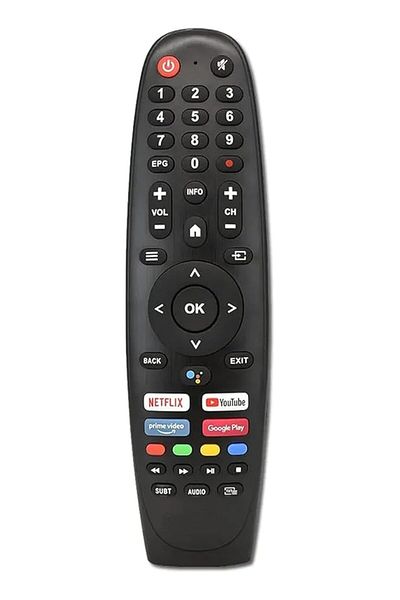 The Bros Replacement Remote Control Compatible with StarX TV, JVC, Magic Pro, and Stargold Smart TVs