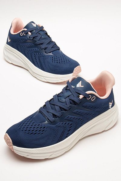 Dilimler Ayakkabı Women's Sports Shoes Navy Blue Light Thick Colorful Sole