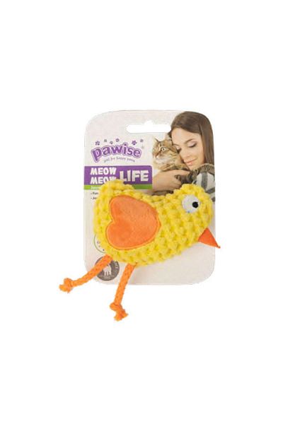 Pawise Knitted Cat Toy Chick Svlrs