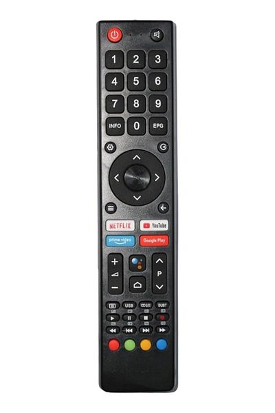 The Bros Nate Wansa Smart TV Remote Control, Black