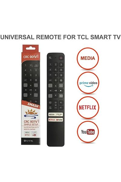 The Bros Replacement Remote Control CRC901V for TCL Smart TV