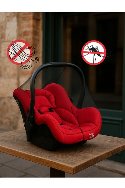 Pamuk Pazen Universal Baby Stroller Fly Screen – Microporous Tulle, Summer Fly Screen Mesh Protection