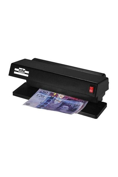 Generic Portable Money Detector Machine with UV Light Black