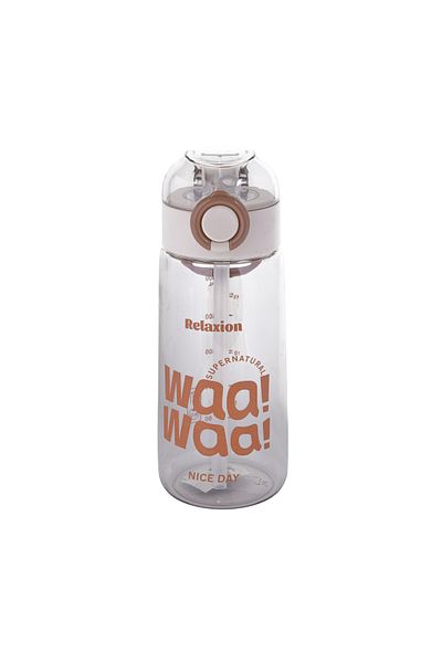Relaxion , Imported Luxury Brown Flask/Water Bottle 650 ml (443)