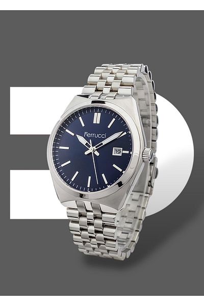 Ferrucci Original 2 Years Guarantee 3 Atm Waterproof Steel Band Men Wrist Watch