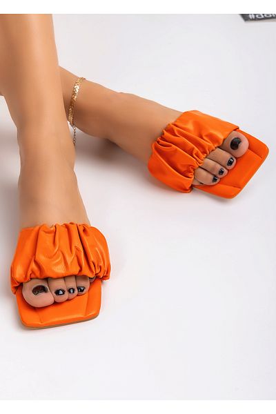 starlike Women's orange slippers A053