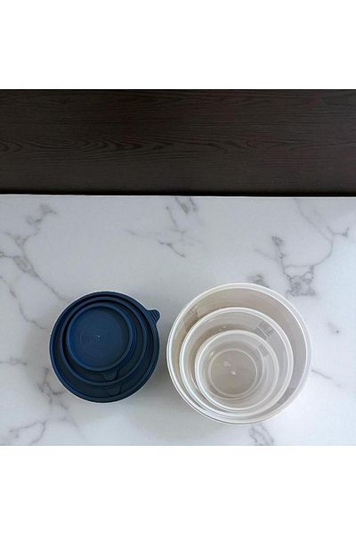 Gead Mtfkbox Set of 3 Plastic Storage Containers