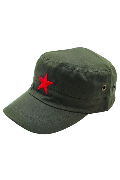 AXE SPORTSWEAR Summer Star Embroidered Adjustable Castro Cap with Velcro Back Hunter Model Hat