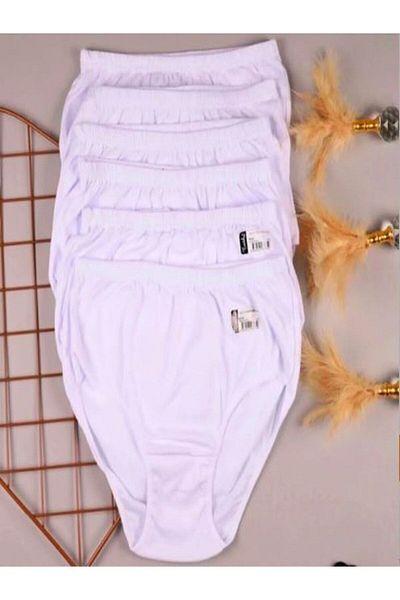 Tutku 12 Pack with Socks Gift Opportunity Product! Women's Bato 100% Cotton Panties 12 Pieces from Authentic Seller