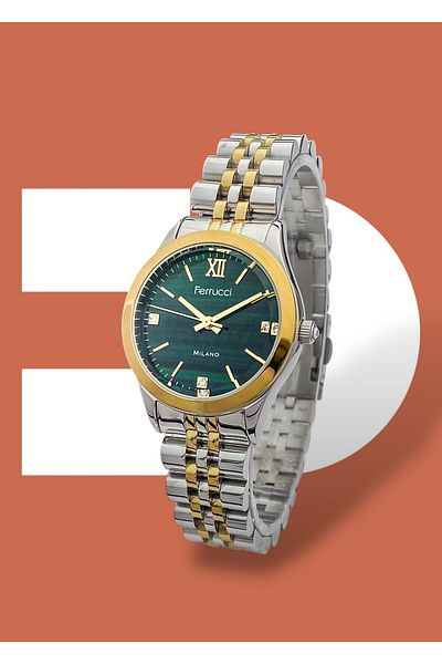 Ferrucci 3 Atm Waterproof Steel Cord Women's Wristwatch