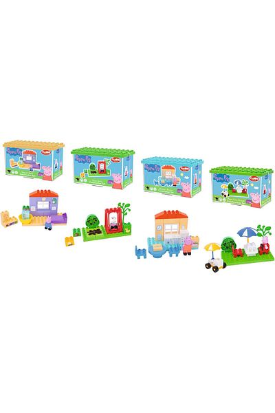 BIG Bloxx Peppa Pig Basic Sets, Beginner Set For Peppa Pig Fans, Only One Construction Set.