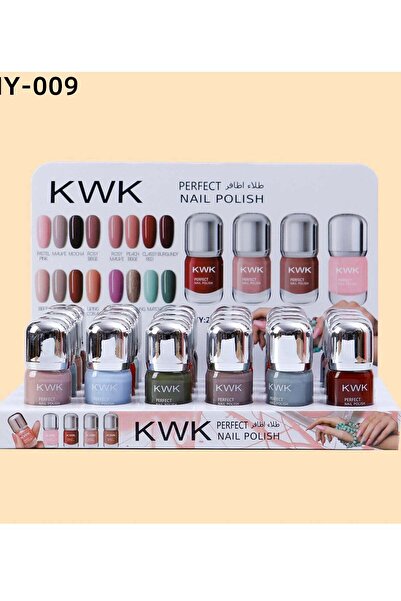 KWK Nail Polish Set Contains 24 Multi-Color Pieces