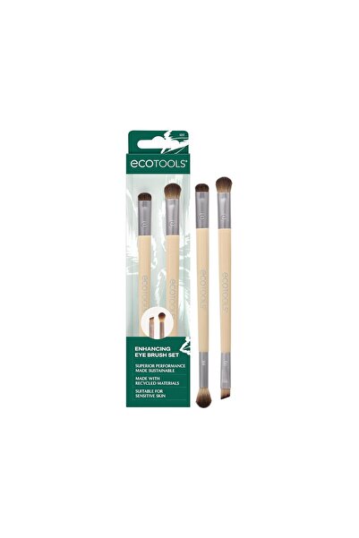 Ecotools Enhancing Eye Duo Brush Set, 2-Piece