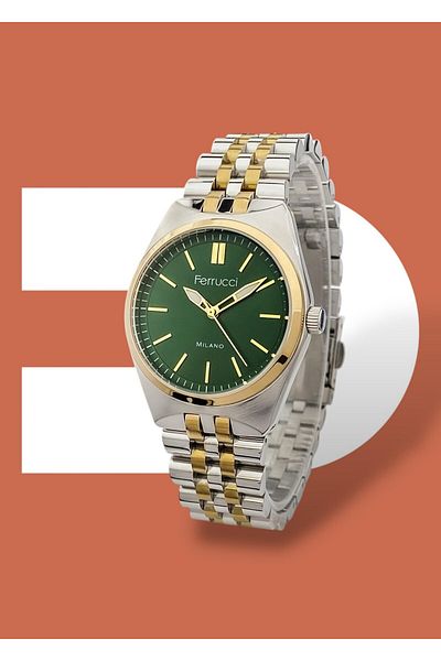 Ferrucci 3 Atm Waterproof Steel Cord Women's Wristwatch
