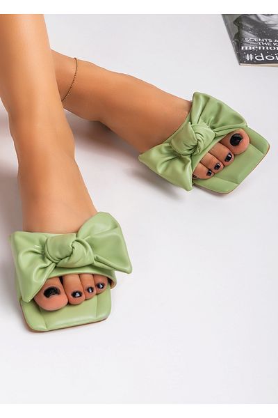 starlike Women's green slippers A054