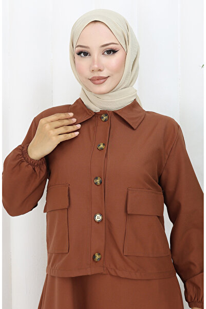 sefamerve Jile jacket double set 0117-03 tile