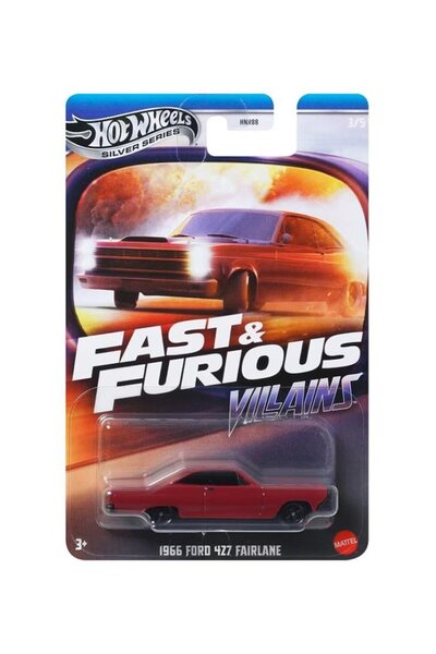 HOT WHEELS SİLVER SERİES FAST&FURIOUS 1966 FORD 427 FAIRLANE