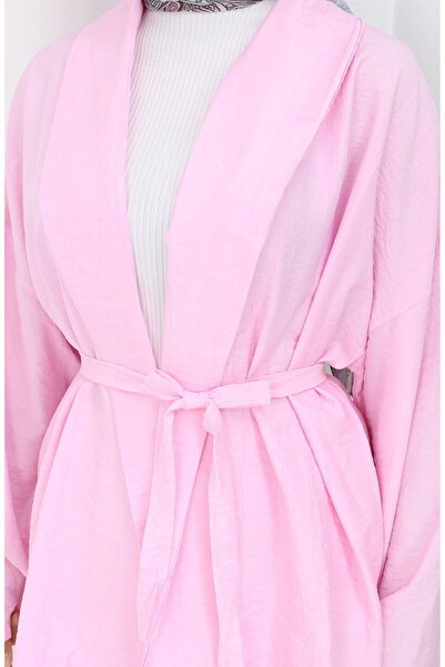 sefamerve Σετ δύο τεμαχίων παντελόνι κιμονό 11322-03 Πούδρα