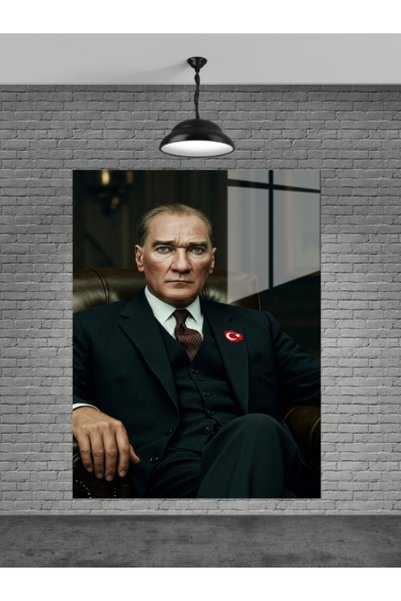 META CAM ATATÜRK TABLO CAM, OFİS,MODERN,DUVAR TABLO,ATATÜRK TABLO HEDİYELİK
