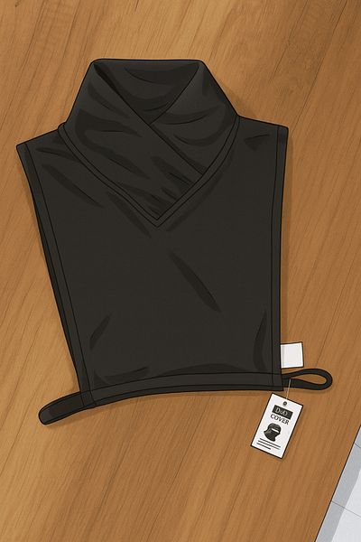 mirach Cross Double Breasted Collar Closed Neck Collar Stretchy Thin Cotton Fabric Elastic Sleeveless