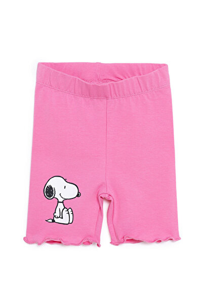 Snoozebaby Snooze baby Kız Bebek Tayt Snoopy Reçme Paça Pembe