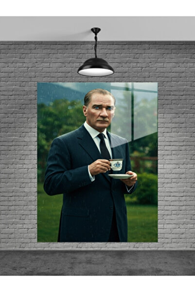 META CAM ATATÜRK TABLO CAM, OFİS,MODERN,DUVAR TABLO,ATATÜRK TABLO HEDİYELİK