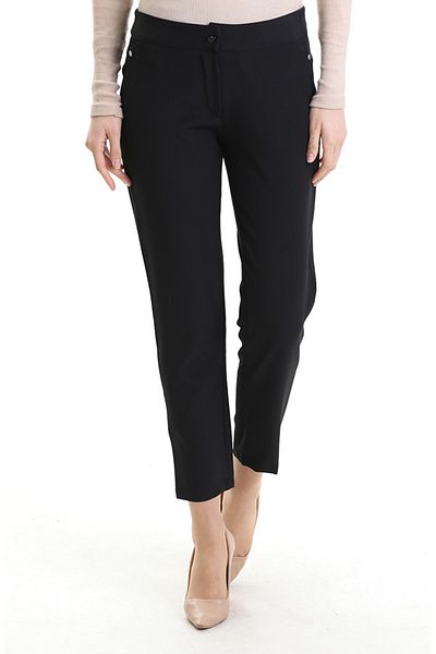 sefamerve Straight leg trousers 4004-04 black