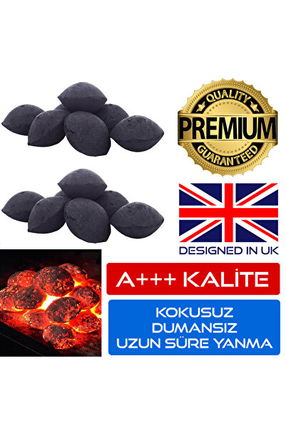 Jo Moyner Dumansız Mangal Kömürü Briket Mangal Kömürü 1. Sınıf Süper Kalite Doğal Sağlıklı