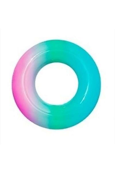 BESTWAY Children's Swimming Ring Bestway - Rainbow, Blue/Pink, 91 cm