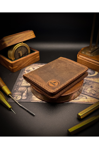 Leather KOOKA - EL YAPIMI HAKİKİ DERİ KARTLIK & CÜZDAN - SAĞNAK