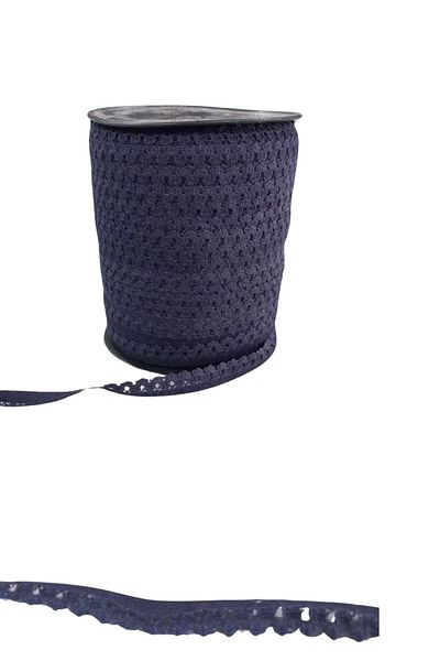 Mu Art Ahşap Laundry Hanger Strip Width 1 cm Navy Blue 5 Meters